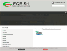 Tablet Screenshot of fce-srl.com